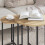 VidaXL vidaXL Side Table Set 2 pcs Artisan Oak and Black 4