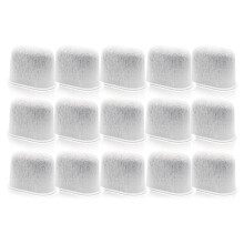 15PCS Water Filter Inserts for Espresso ES601 & ES701 Espresso Coffee Machine Charcoal Water Filter Replacement