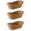 3X Cesta de PãO de Vime Oval, Cesta de Armazenamento de 10,2 Polegadas 1