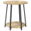 VidaXL vidaXL Side Table Set with Shelf 2 pcs Sonoma Oak and Black 5
