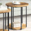 VidaXL vidaXL Side Table Set with Shelf 2 pcs Brown 4