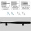 1 Pair Acrylic Baseball Wall Mounted Holder Baseball Bat Display Softball Bats Rack Collection Bracket Black 2