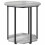 VidaXL vidaXL Side Table Set with Shelf 2 pcs Grey 5