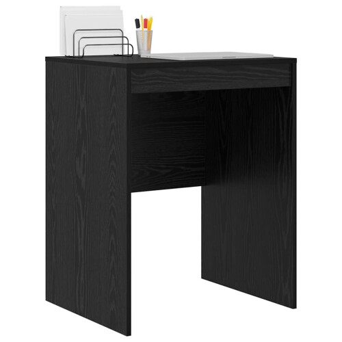 VidaXL vidaXL Desk Black Oak 60 x 50 x 76 cm 2
