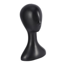 5X Lady High Plastic Wig Female Model Black