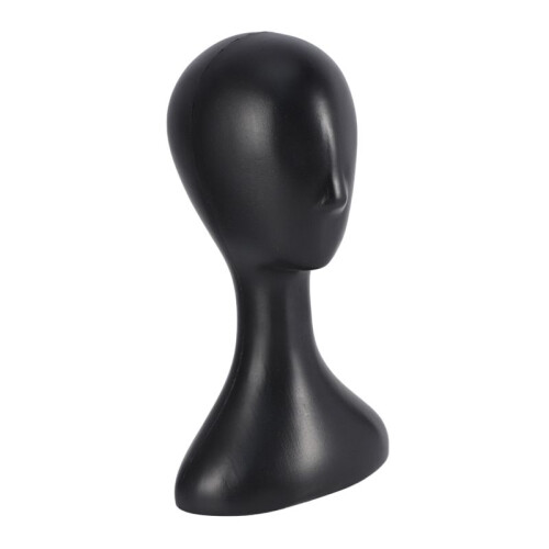 5X Lady High Plastic  Wig  Female Model  Black