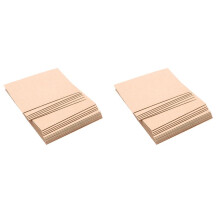 Envelopes de Janela de Papel Clássico 40 Peças em Branco Envelope de Convite de Casamento Envelope de Presente (Marrom)