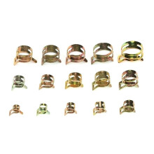 115PCS 6-22mm Spring Hose Clamps + Manual Pliers Zinc Plated Gas Water Hose Clamp Metal Tools Assortment Kit