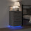 VidaXL vidaXL Bedside Cabinet Grey 39 x 34.5 x 65 cm Engineered wood 4