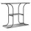 VidaXL vidaXL Console Table Grey Sonoma 101 x 35 x 80.5 cm Engineered Wood 2