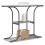 VidaXL vidaXL Console Table Grey Sonoma 101 x 35 x 80.5 cm Engineered Wood 3