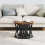 VidaXL vidaXL Nesting Side Table 3 pcs Old Wood Engineered Wood and Steel 4