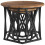 VidaXL vidaXL Nesting Side Table 3 pcs Old Wood Engineered Wood and Steel 5