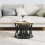 VidaXL vidaXL Nesting Side Table 3 pcs Sonoma Oak Engineered Wood and Steel 4
