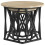 VidaXL vidaXL Nesting Side Table 3 pcs Sonoma Oak Engineered Wood and Steel 5