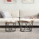 VidaXL vidaXL Side Table Set 2 pcs Smoked Oak Engineered Wood and Steel 4