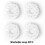 2set for  Mop Self-Cleaning Robot Replacement Side Brushes Main Brush Filter Dust Box Mop Cleaning Pad Accessories 5