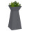 VidaXL vidaXL Pillar Planter Anthracite 35 x 35 x 73 cm 3