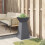 VidaXL vidaXL Pillar Planter Anthracite 35 x 35 x 73 cm 4