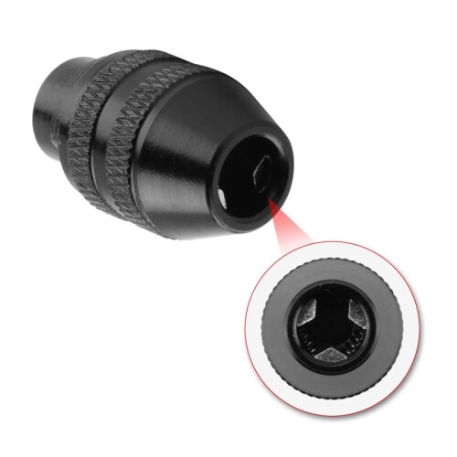 6Pcs Multi Quick Change Keyless Chuck Universal Chuck Replacement for  4486 Rotary Tools 3000 4000 7700 8200 1