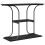 VidaXL vidaXL Console Table Black Oak 101 x 35 x 80.5 cm Engineered Wood 2