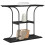 VidaXL vidaXL Console Table Black Oak 101 x 35 x 80.5 cm Engineered Wood 3