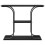VidaXL vidaXL Console Table Black Oak 101 x 35 x 80.5 cm Engineered Wood 5