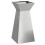 VidaXL vidaXL Pillar Planter Silver 35 x 35 x 73 cm 2