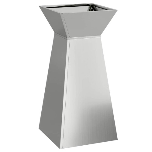 VidaXL vidaXL Pillar Planter Silver 35 x 35 x 73 cm 1