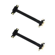 2X PCIE PCI Riser PCI-E Express Riser Card PCIE X1 Extension Cable for Motherboard Extender Converter Adapter Cable 20cm