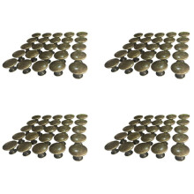 100Pz Manopole Per Cassetti Per Porte Vintage 30mm Maniglie Per Armadio Da Cucina Antiche, Per Comò E Armadio, Bronzo Antico