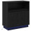 VidaXL vidaXL LED Sideboard Black Oak 71 x 34.5 x 75 cm Engineered Wood 2