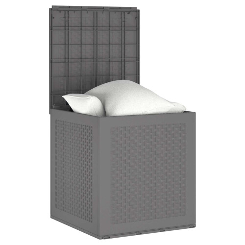 VidaXL vidaXL Storage Box Light Grey 55 x 53 x 57 cm Polypropylene 1