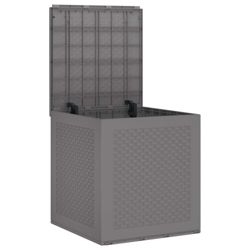 VidaXL vidaXL Storage Box Light Grey 55 x 53 x 57 cm Polypropylene 2