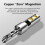 High Performances Banana Plug Metal Connector Adapter-silver 3