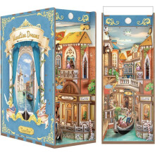 Kit Booknook 3D Tonecheer - Maison Miniature Éclairée - Modélisation DIY