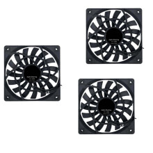 3X Mute 120mm 12cm PWM Cooling Fan Slim 12mm,New 120X120X12mm  12V 0.25A 1400RPM Computer PC Case Chassis Cooler Quiet