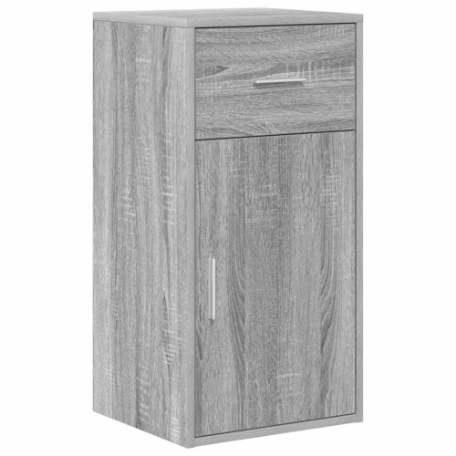 VidaXL vidaXL Sideboard with Drawer Grey Sonoma 38 x 34 x 75 cm 1