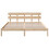 VidaXL vidaXL Bed Frame with Headboard Brown 180 x 200 cm Solid Pine wood 5