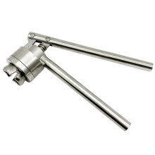 Máquina de Crimpagem Manual em Aço Inoxidável para Tampas de Frascos, Ferramenta de Crimpagem Flip-Off para Alumínio e Plástico de 13 mm