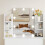 Westwood WestWood Dressing Table Vanity Desk LED Mirror Large Drawer Table Side Shelves 5