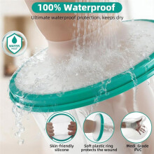Cast Covers for Shower Arm Adult, One-Handed Application Waterproof Shower Sleeve for Arm Cast, No Assistance