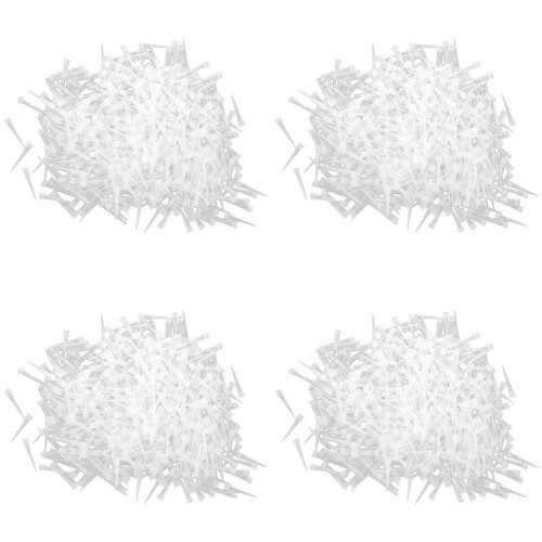 Laboratory Clear White 10UL Lab Liquid Pipette Pipettor Tips 4000 Pcs