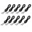 10X RJ11 6P4C Telefonkabelkabel ADSL Modem 2 Meter 1