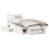 VidaXL vidaXL Bed Frame with Headboard White 90 x 190 cm Solid Pine Wood 2
