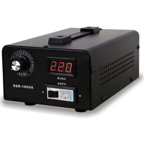 Controlled Electronic Voltage Regulator, Single Phase Solid State Voltage Regulator, AC 220V 100A, SSR-100A