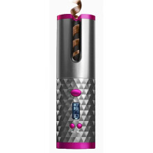Automatyczna lokówka bezprzewodowa z obrotowym mechanizmem, przenośna do stylizacji włosów w domu i w podróży