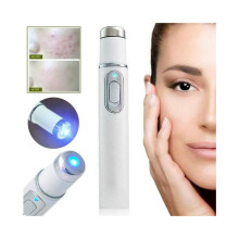 Caneta de terapia com luz azul para remoção de veias, rugas, acne e cicatrizes, tratamento estético para a pele