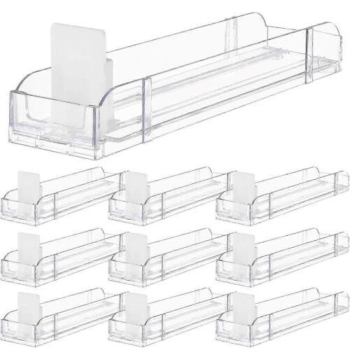 10 τεμάχια ακρυλική αυτόματη θήκη τσιγάρων με ομαλή ώθηση, ράφι προβολής τσ
