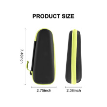 Reisetui voor scheerapparaat en scheermes, opbergdoos voor mesjes, geschikt voor One Blade Philips QP2530 en QP2520, compact en stevig